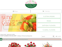 Tablet Screenshot of markknoxflowersodessatx.com